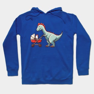 Dinosaur and Its Baby Hoodie